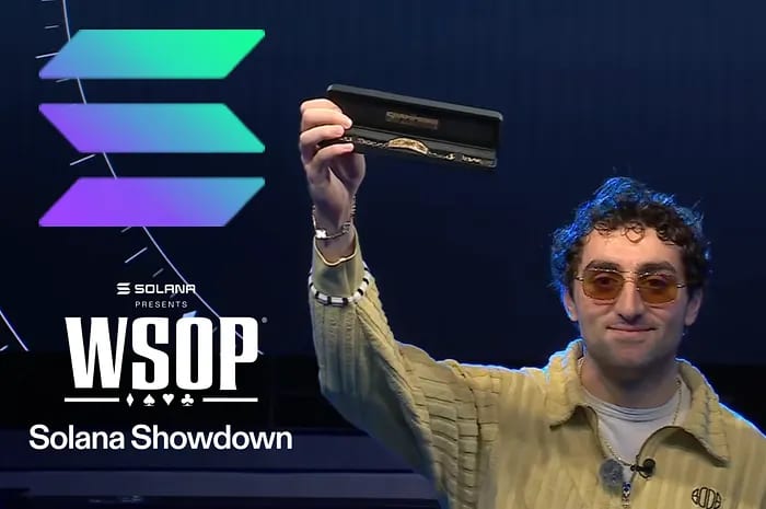 Rasmr remporte un bracelet personnalisé lors du Showdown Solana 2026 à la WSOP