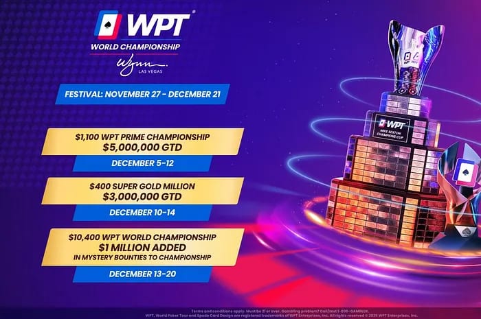 Festival do WPT apresenta novo evento Super Gold Million de $3 milhões