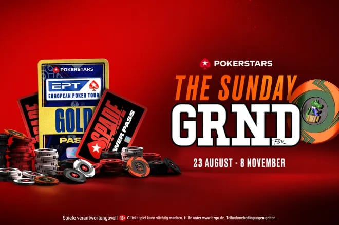 Convierte $2.20 en un Pase de Oro para EPT Praga con SUNDAY GRND