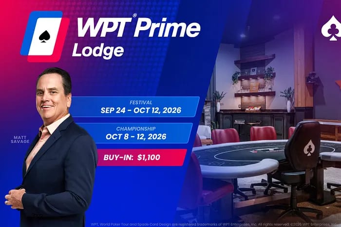 WPT Prime no The Lodge Card Club: Garantia de $1 Milhão
