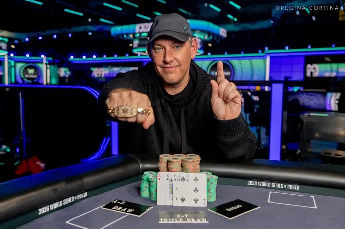 Patrick Stacey Claims First WSOP Bracelet in Mixed Triple Draw Triumph