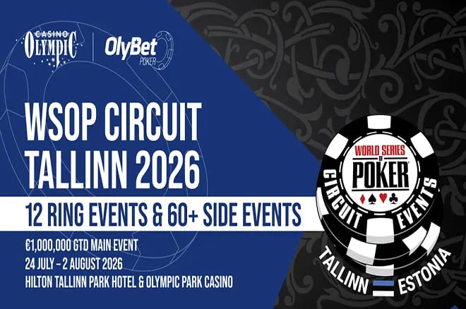 O Festival WSOPC Retorna a Tallinn com 12 Eventos e €1M Garantidos